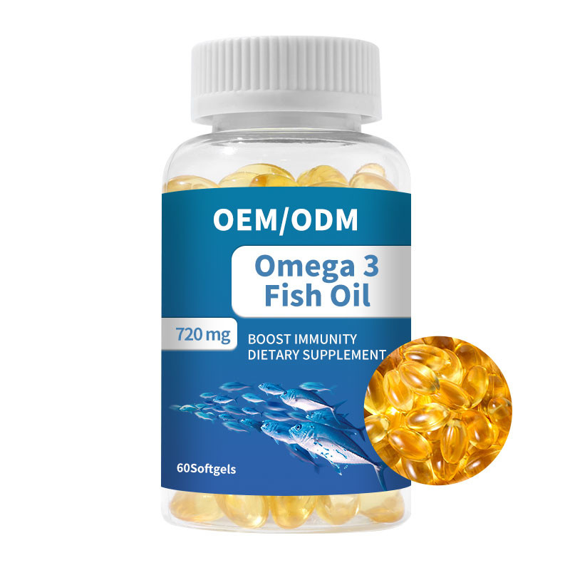 中心の頭脳の共同健康のためのオメガ3 SoftgelsのカプセルのビタミンE DHA EPAを魚油