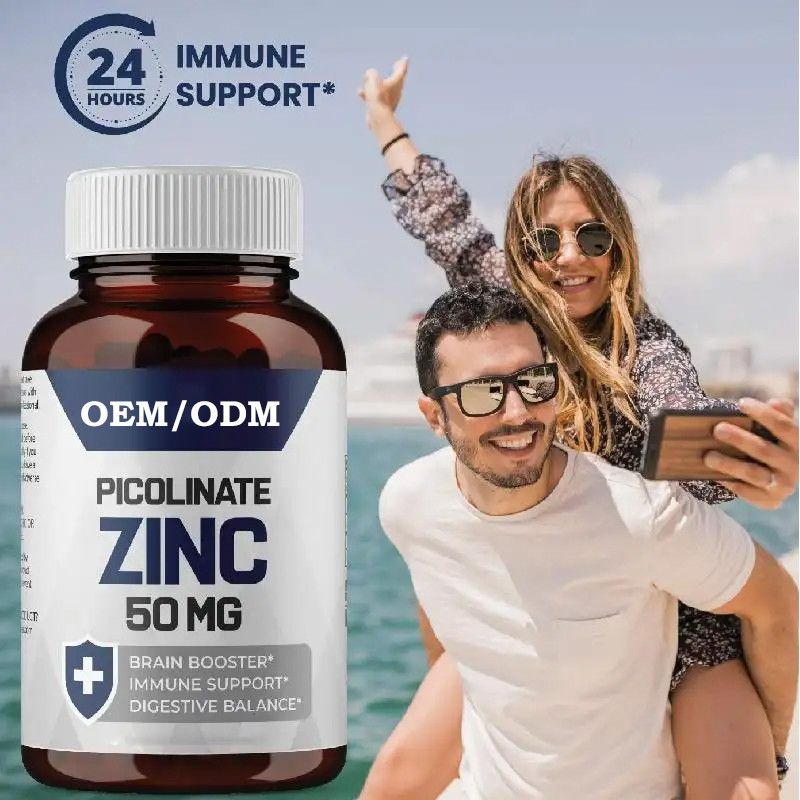 OEM 亜鉛ピコリナート 30mg 免疫機能の成長のための吸収性の良いサプリメント