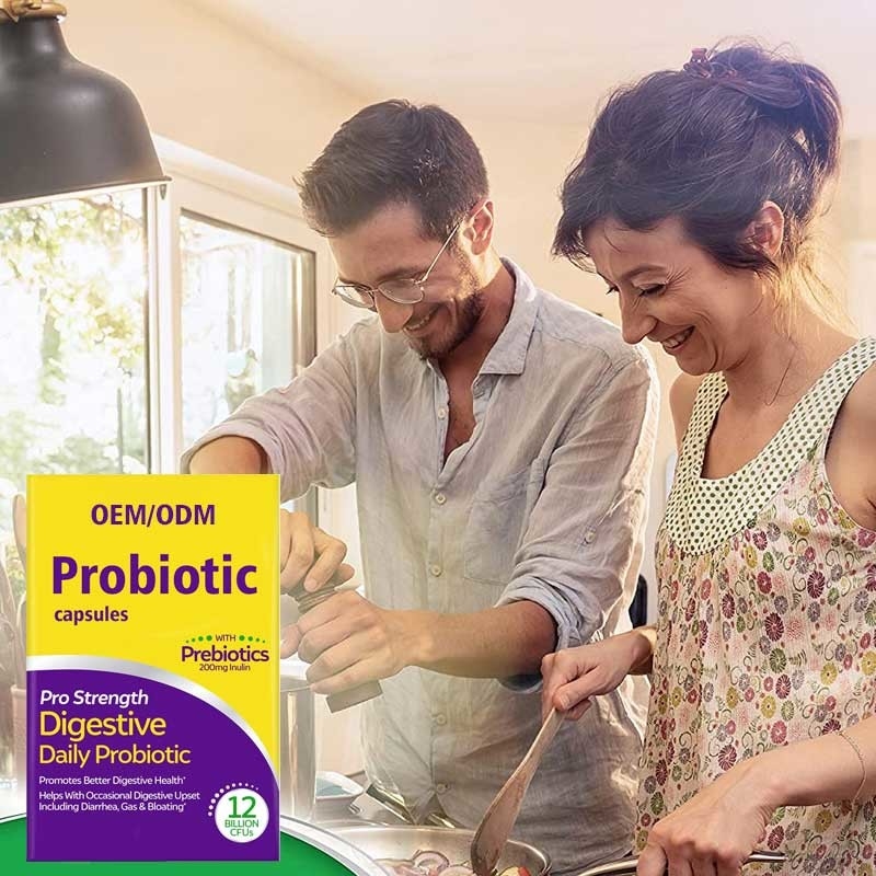 Probioticsの自由な非女性の人60のカプセルGMOのグルテンのための脂肪質のカッターの補足