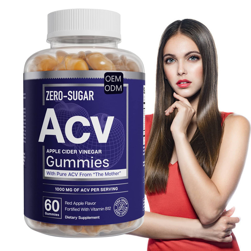 ODM有機性ACV Gummiesサポート減量のアップル サイダーの酢B12 500mg
