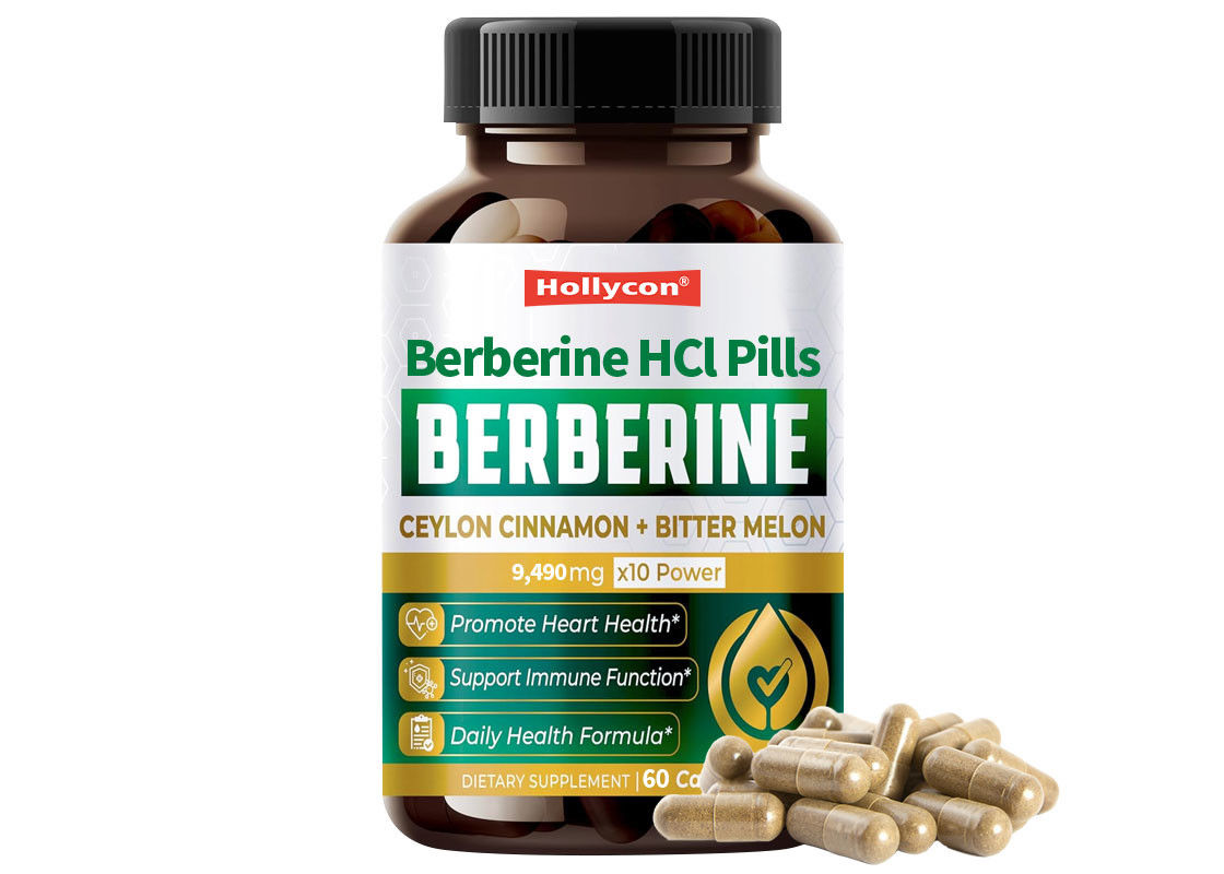 HALAL バーベリン HCL カプセル 免疫系ブースター 体重管理のサポート