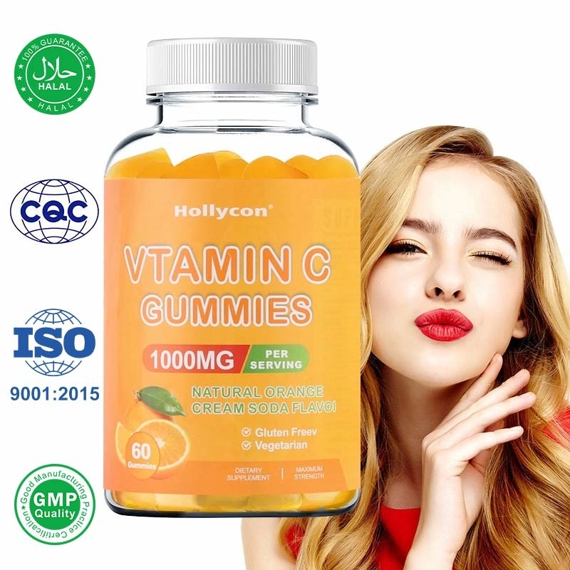Bのビタミンのグルテンの自由なオレンジが付いている大人の免疫サポートのための750mgビタミンC Gummies