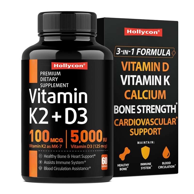 OEMサポート 免疫ビタミンD3K2カルシウムカプセルのための骨力サプリメント