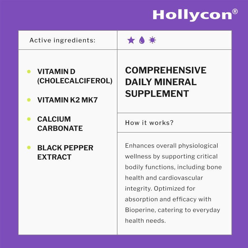 OEMサポート 免疫ビタミンD3K2カルシウムカプセルのための骨力サプリメント