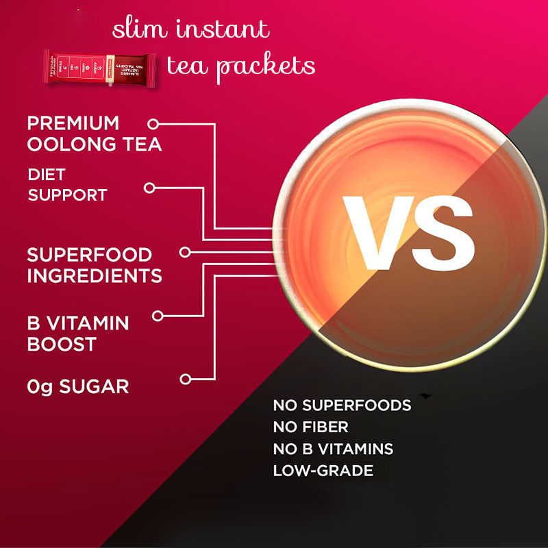 痩せ方 インスタントティー パケット 食事補助 オーロン茶 ビタミン ガルシニア 移動中のインスタントスティック