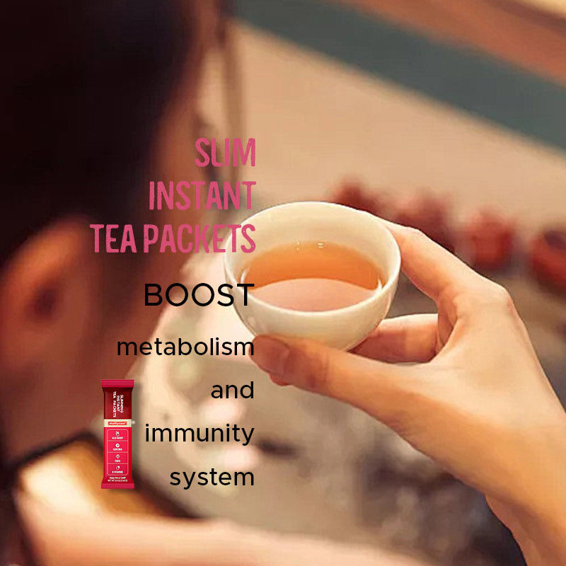 痩せ方 インスタントティー パケット 食事補助 オーロン茶 ビタミン ガルシニア 移動中のインスタントスティック
