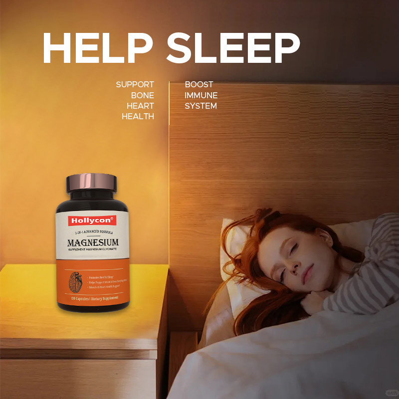 メーカー マグネシウムグリシネート カプセル マグネシウムサプリメント 睡眠を助ける 骨心健康を助ける 免疫力を高める