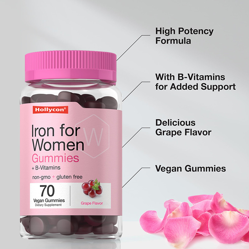女性用鉄ガム 18mg 赤血球生産のための鉄ガム