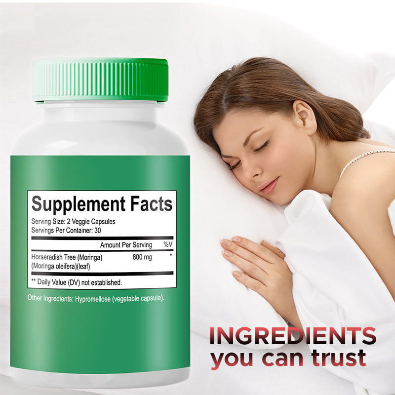 モリンガ 粉末 カプセル 6000mg モリンガ オリーフェラ 独占 混合物 関節 サポート