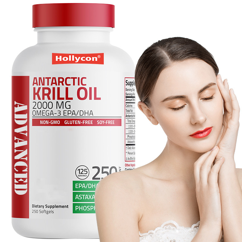 南極クリル油 総合的な健康を支援する 2000mg 南極クリル油 軟剤