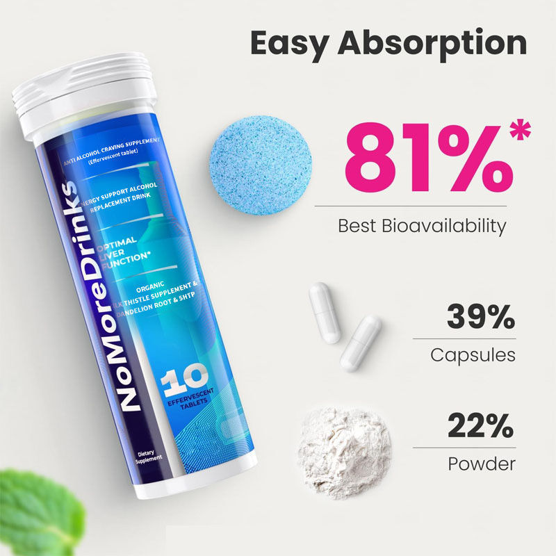 ファクトリー肝臓デトックス、渇望との戦い、肝臓の健康、アルコール渇望対策サプリメント、アルコール代替発泡錠