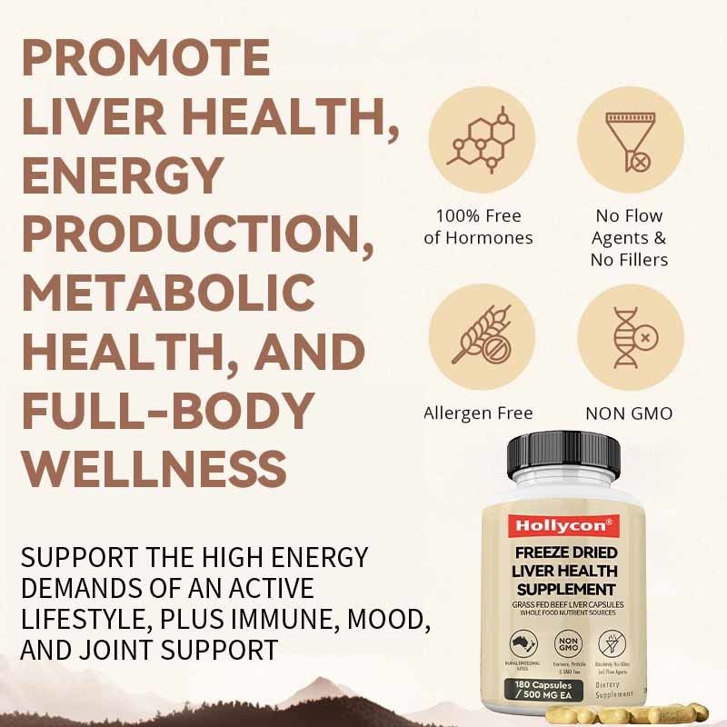 OEM 冷凍乾燥肝臓 健康サプリメント メタボリック 健康 全身 ウェルネス 免疫関節サポート 草食牛肉肝臓カプセル