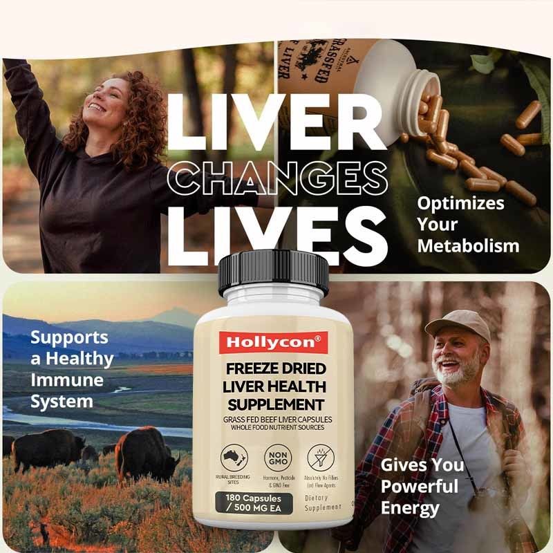 OEM 冷凍乾燥肝臓 健康サプリメント メタボリック 健康 全身 ウェルネス 免疫関節サポート 草食牛肉肝臓カプセル
