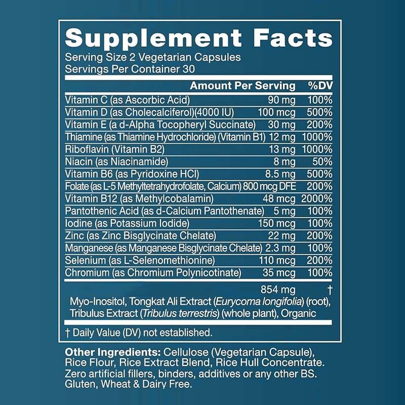 OEM男性不妊治療ブースター 妊娠前 理想的な精子数 運動性 強さ アシュワガンダ マグネシウム & 亜鉛 妊活サプリメント