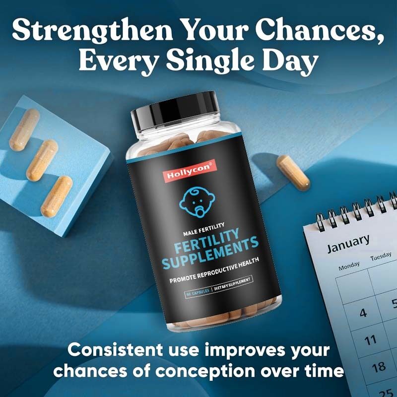 OEM男性不妊治療ブースター 妊娠前 理想的な精子数 運動性 強さ アシュワガンダ マグネシウム & 亜鉛 妊活サプリメント