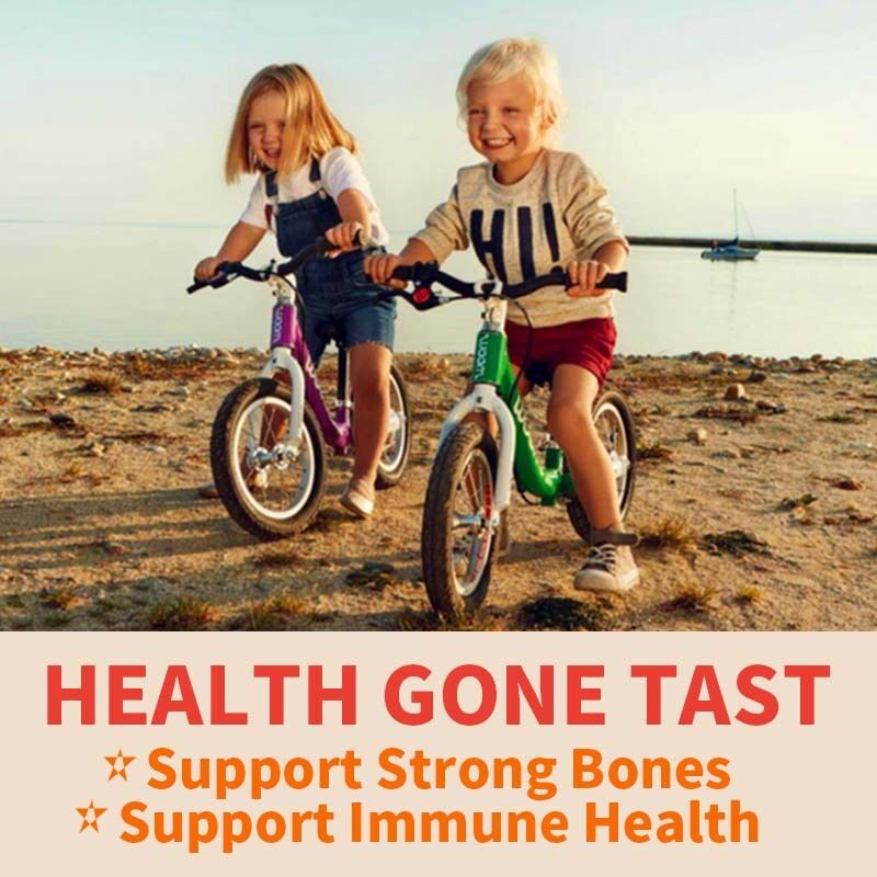 OEMオーガニックキッズビタミンD3 ビタミンD3サプリメント グミ 骨と免疫の健康 ビタミンD3グミ