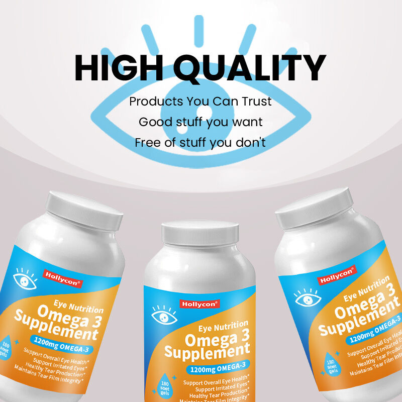 OEM 1200mg オメガ3 サプリメント オイルの栄養 有機 亜麻のトリグリセリド 魚油とビタミンE オメガ3ソフトジェル