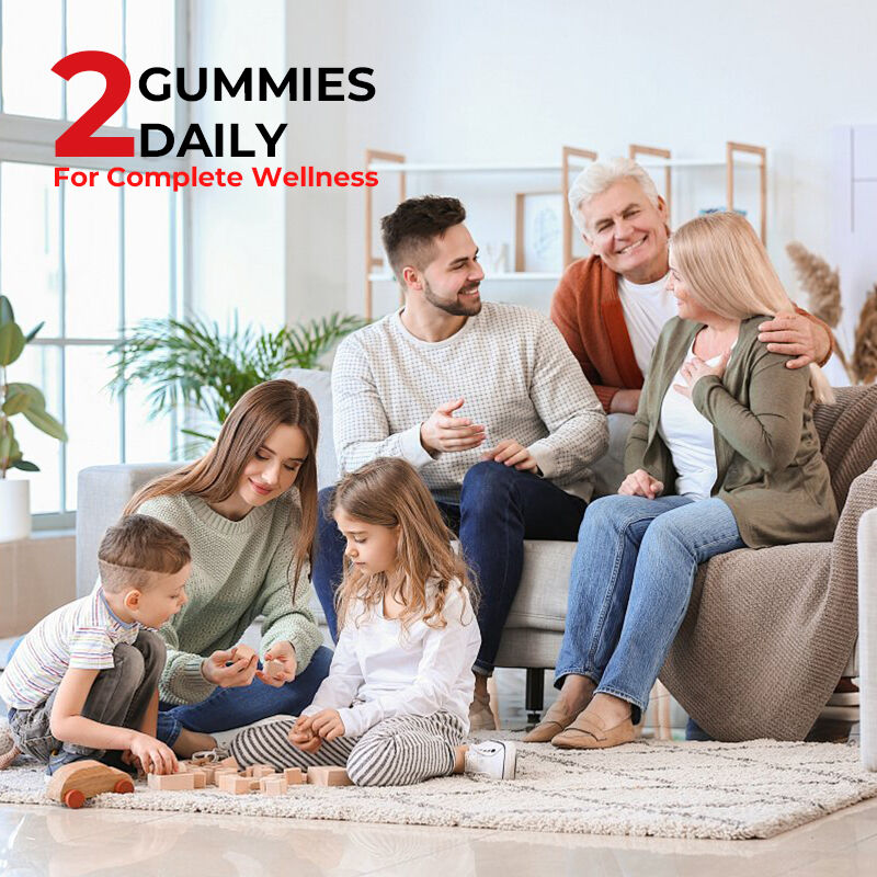 ODM OEM カスタマイズされた海藻ゴミ糖果 エルダーベリー糖果 ビタミンC D + 亜鉛 ゴミ糖果 海藻バドック根 野菜ゴミ