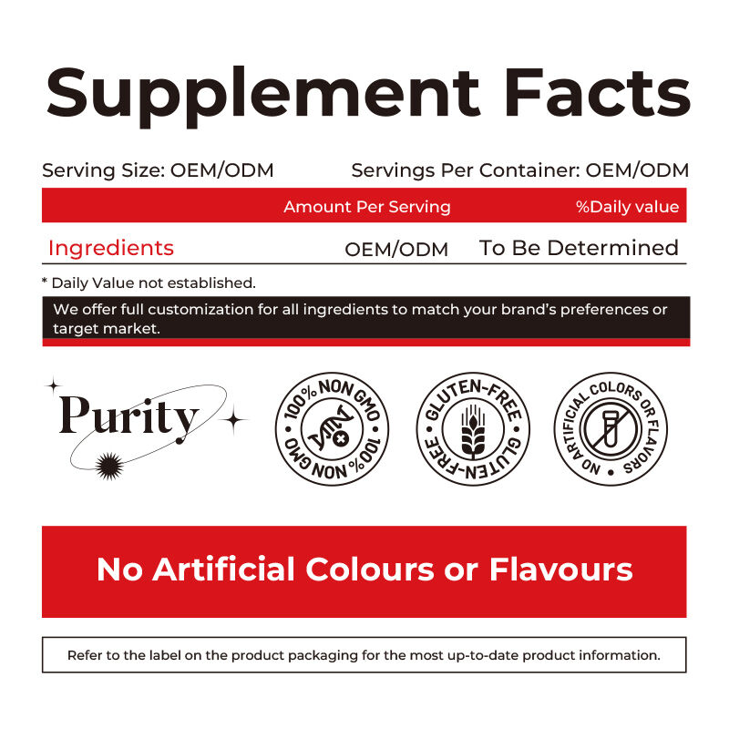 ODM OEM カスタマイズされた海藻ゴミ糖果 エルダーベリー糖果 ビタミンC D + 亜鉛 ゴミ糖果 海藻バドック根 野菜ゴミ