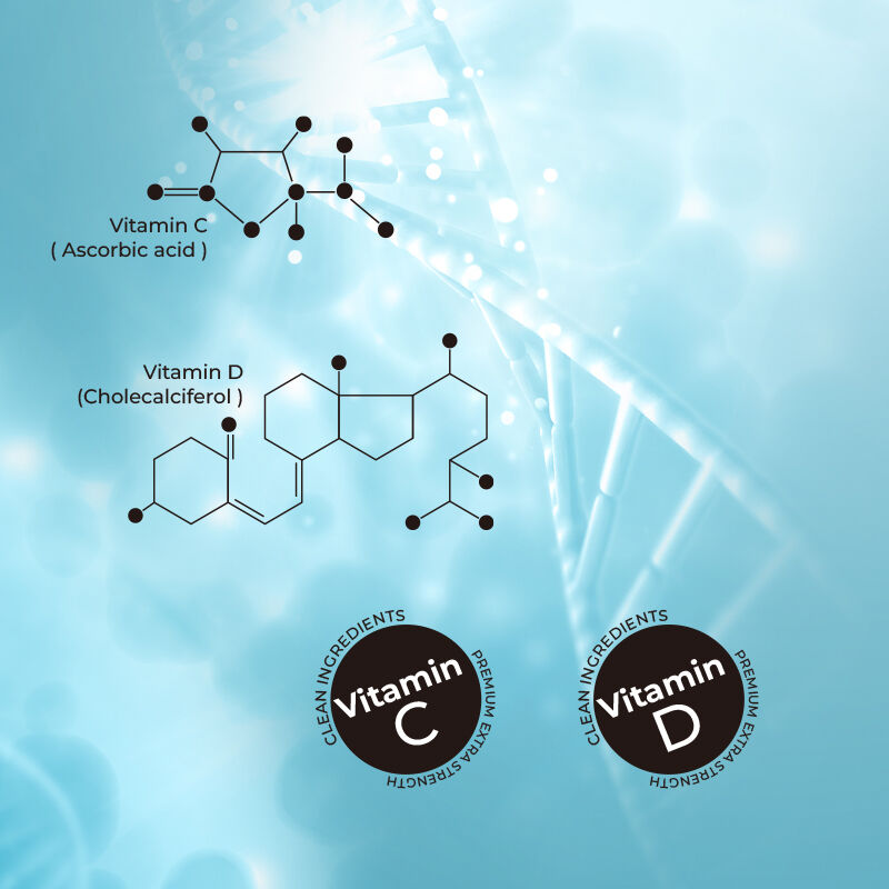 ODM OEM カスタマイズされた海藻ゴミ糖果 エルダーベリー糖果 ビタミンC D + 亜鉛 ゴミ糖果 海藻バドック根 野菜ゴミ