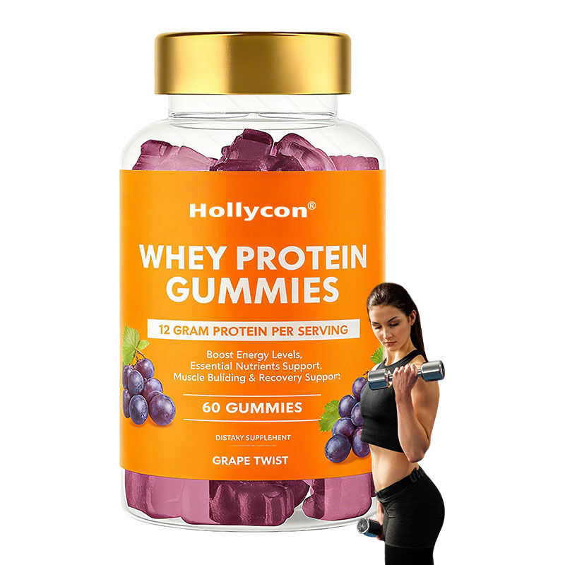 OEM Private Label Sport Supplements for Muscle Building & Recovery Metabolism & Energy Boost Whey Protein Gummies