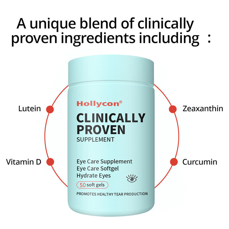 OEM 臨床的に証明されたサプリメント 乾燥した眼を水分化させるため,長期間の緩和のために 乾燥症を緩和する眼科補給品