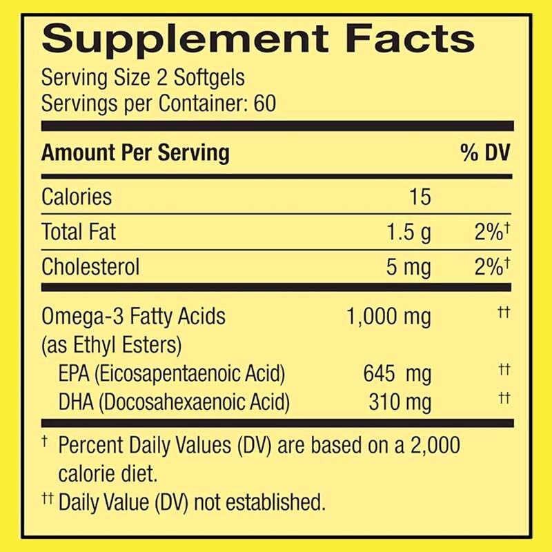 OEM 高強度 オメガ3 魚油 1000mg 90 カウント ソフトゲル 心臓と脳の健康のために