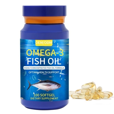 記憶vegの魚油Epaオメガを増強する補足のSoftgelの3つのカプセル