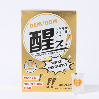 注文のロゴの精神ブスターはOEMの目覚しゲル キャンデーを補う