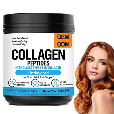 カスタマイズされたラベルは連邦機関を加水分解したコラーゲンを粉にする1つのLbを促進する肌の弾力性を草でおおう