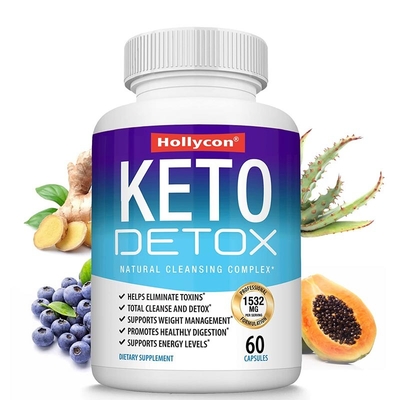 Ketoのカプセルのヘルスケアを細くしているOEMは脂肪質サポート焼跡を補う