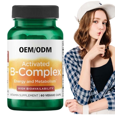活動化させたVitamin B Complexのカプセルの高い生物学的利用能Vegの60のカプセル