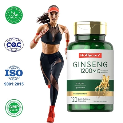 供給 員  Ginseng カプセル は 活力 と 全体 的 な 健康 を 促進 する