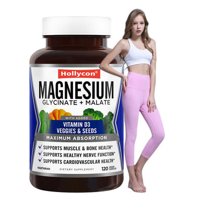 OEM マグネシウムグリシネートとマラート 骨の健康のための複雑なカプセル マグネシウムカプセル